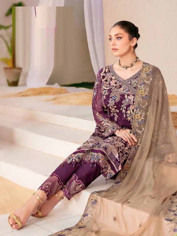 Mehtab Tex Ramsha Vol 2 Georgette Designer Pakistani Suit Collection